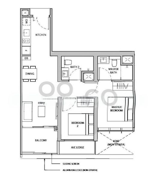 2 Bed Apartment (Condo) for Rent in  Dairy Farm Residences - Image 9