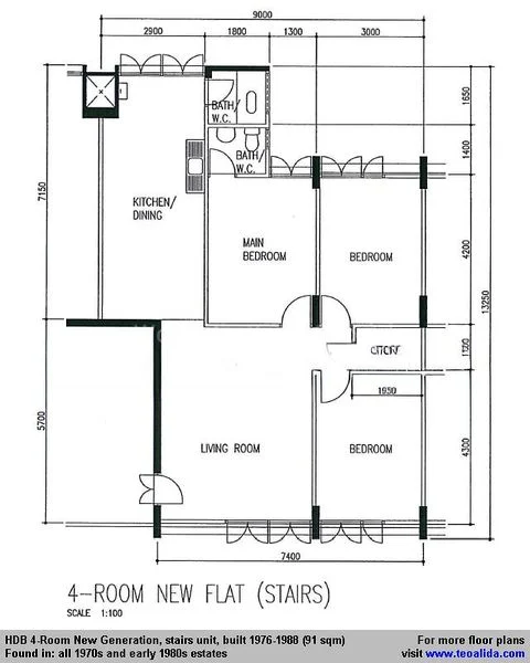 4 Room (4NG) HDB for Sale in 324 Clementi Avenue 5 - Image 6