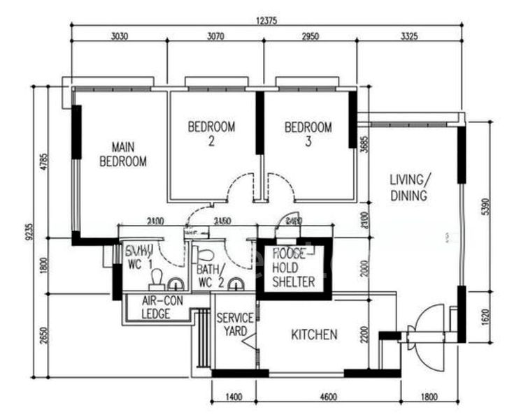 4 Room (4A) HDB for Sale in  92B Telok Blangah Street 31 - Image 7