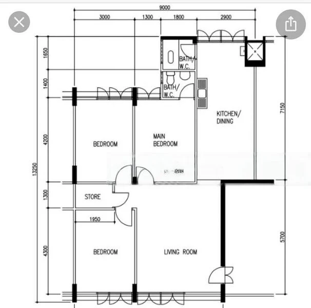 4 Room (4NG) HDB for Rent in  147 Serangoon North Avenue 1 - Image 7