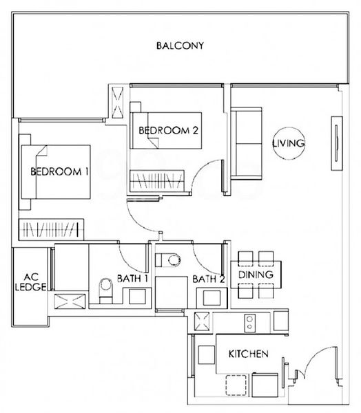 2 Bed (Condo) for Rent in  Bedok Residences - Image 10