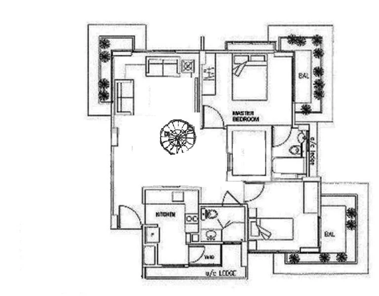 2 Bed Condo for Rent in  Emily Residence - Image 21