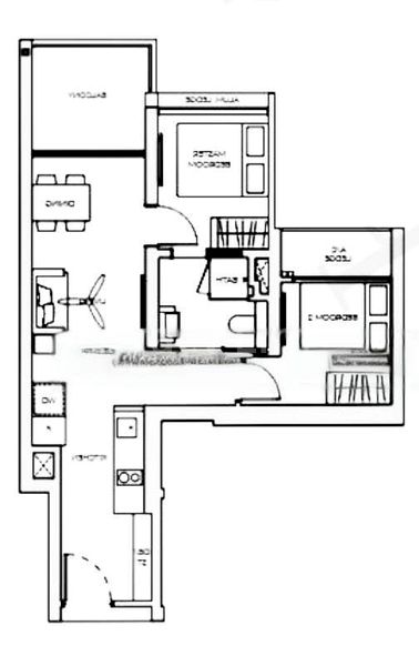 2 Bed Condo for Sale in  The Woodleigh Residences / The Woodleigh Mall - Image 6