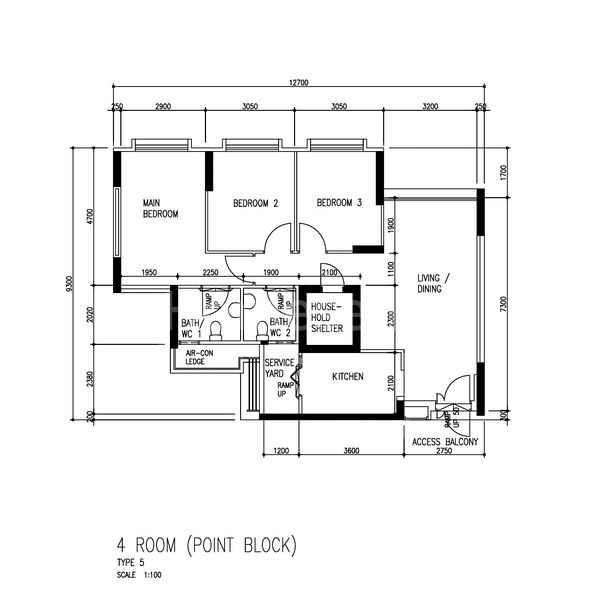 4 Room (4A) HDB for Sale in 613B Punggol Drive - Image 7