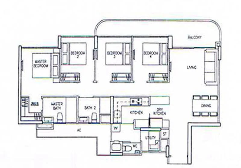 4 Bed Condo for Sale in  Riversound Residence - Image 19