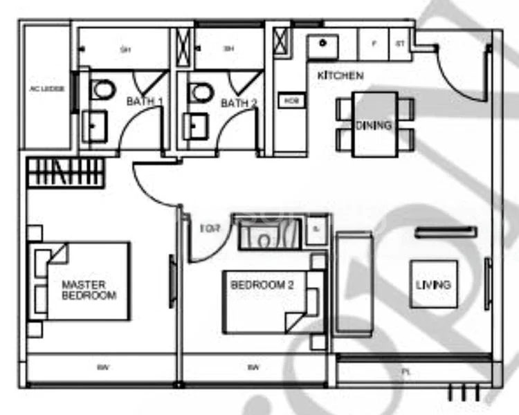 2 Bed Condo for Rent in  RV Residences - Image 5