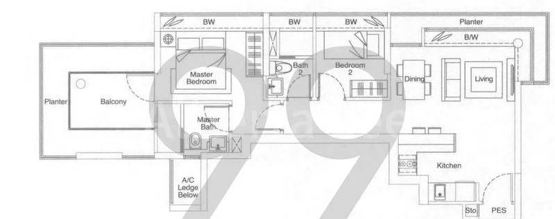 Master Room (Condo) for Rent in  The Verve - Image 5