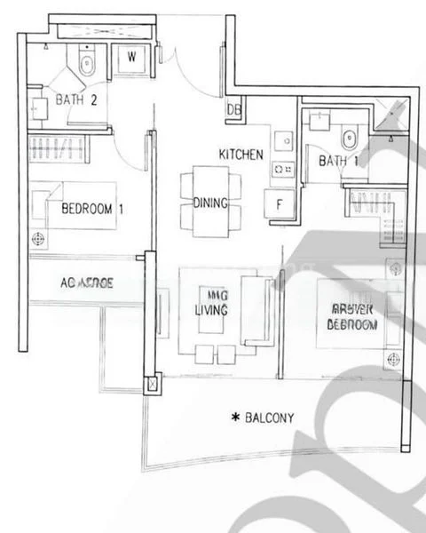 2 Bed Condo for Rent in  Eight Riversuites - Image 9