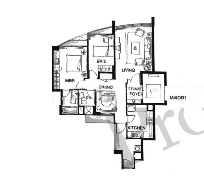 2 Bed Condo for Sale in  Palm Gardens - Image 11