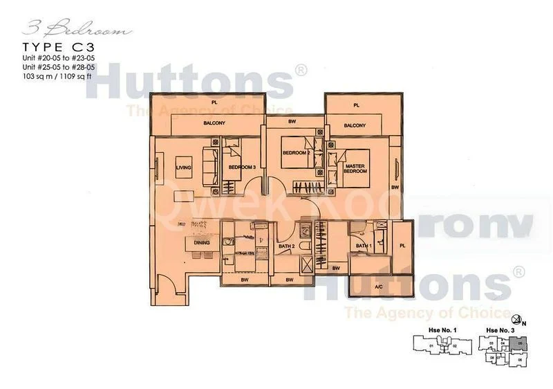 3 Bed Condo for Rent in  Lincoln Suites - Image 8