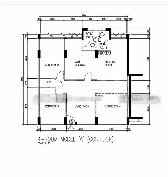 4 Room (4A) HDB for Sale in  43 Lorong 5 Toa Payoh - Image 3