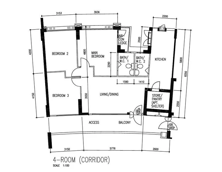 4 Room (4A) HDB for Sale in  619 Bukit Panjang Ring Road - Image 13