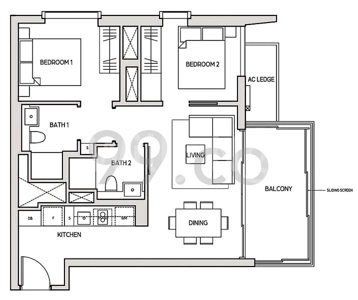 2 Bed Condo for Sale in Midtown Bay - Image 9