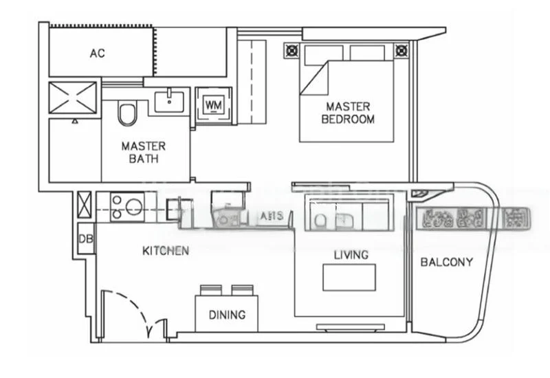 1 Bed Apartment (Condo) for Sale in  Coastline Residences - Image 7