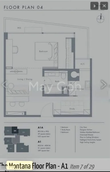 1 Bed Apartment (Condo) for Sale in  The Montana - Image 9