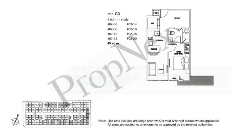 1 Bed Condo for Sale in The Promenade @ Pelikat - Image 11