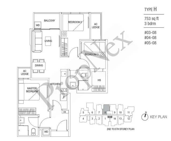 2 Bed (Condo) for Rent in  Hills Twoone - Image 10