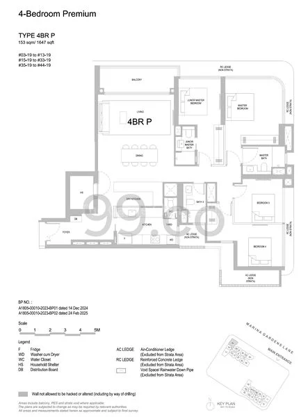 4 Bed Apartment (Condo) for Sale in  One Marina Gardens - Image 8