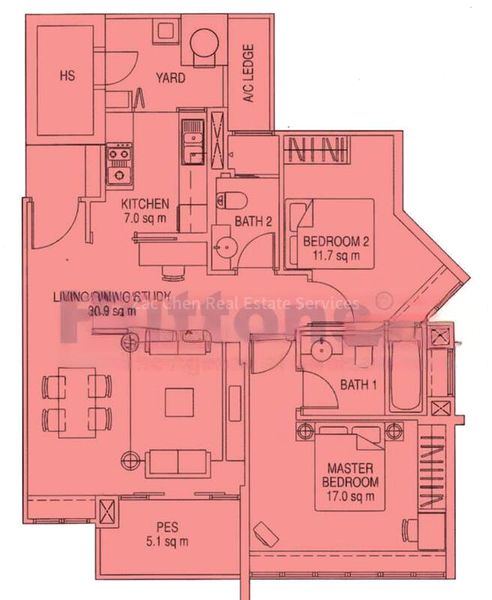 2 Bed Condo for Rent in  The Esparis - Image 13