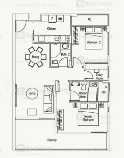 2 Bed Apartment (Condo) for Rent in  Waterscape At Cavenagh - Image 11