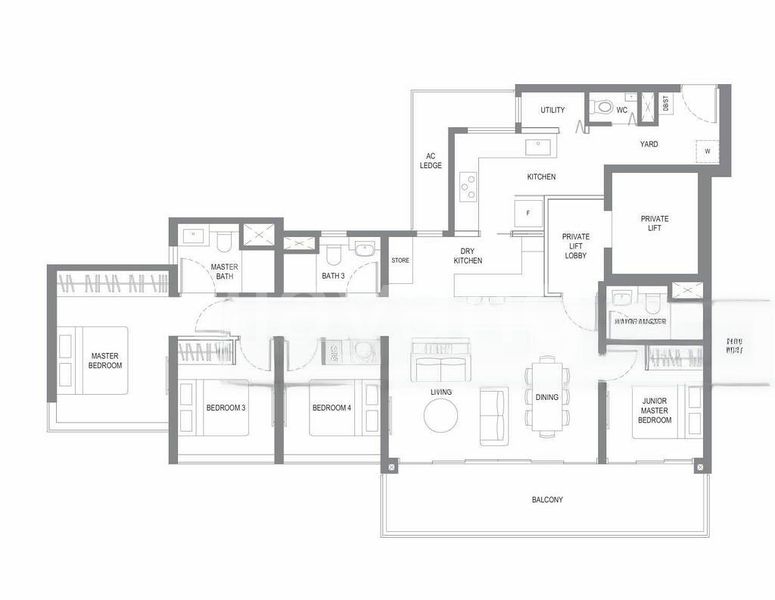 4 Bed Condo for Sale in  Twin VEW - Image 18