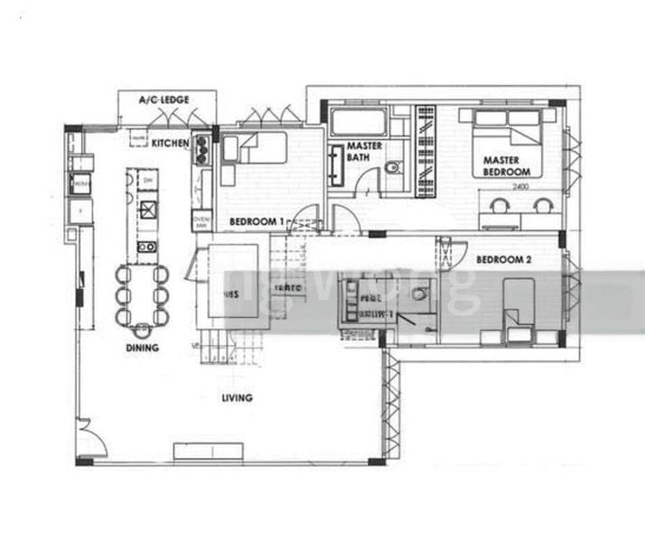 4 Bed Apartment (Condo) for Rent in  Livingston Mansions - Image 6