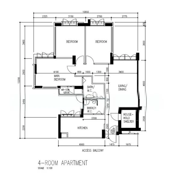 4 Room (4A) HDB for Rent in  482 Admiralty Link - Image 16
