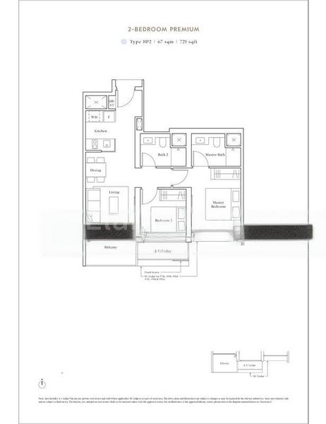 2 Bed Condo for Sale in  Avenue South Residence - Image 11