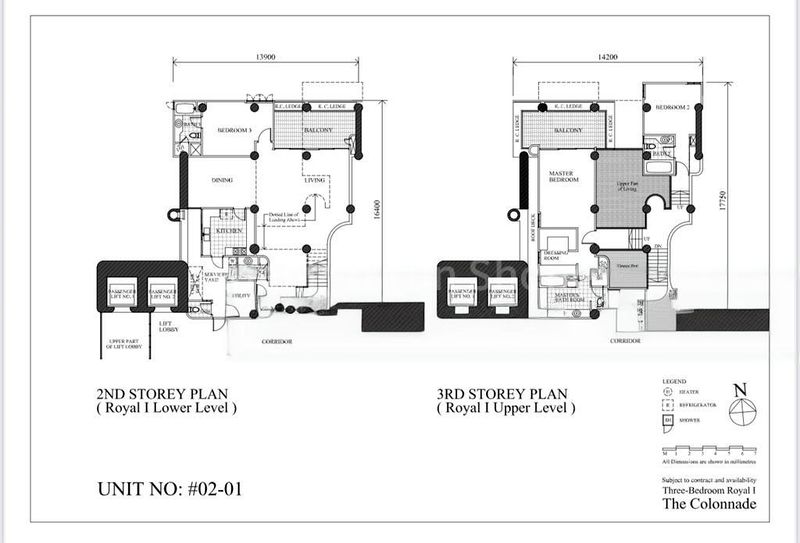 3 Bed Condo for Rent in  The Colonnade - Image 16