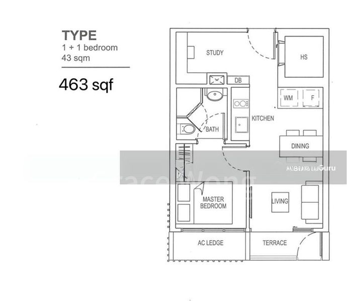 1 Bed Apartment (Condo) for Sale in  The Rise @ Oxley - Image 6