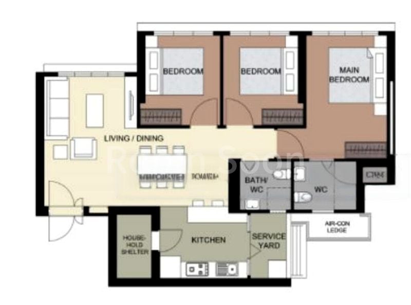 Room (HDB) for Rent in  210B Clementi Avenue 6 - Image 5