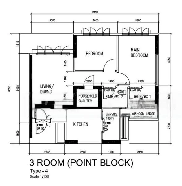 3 Room (3A) HDB for Sale in  342B Yishun Ring Road - Image 11
