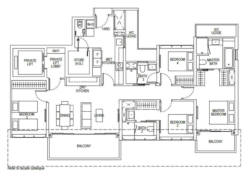 4 Bed Apartment (Condo) for Sale in Irwell Hill Residences - Image 8