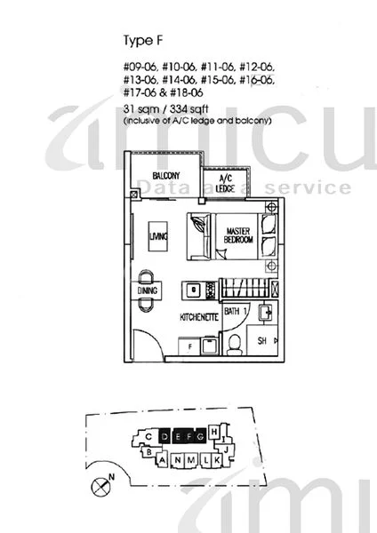 1 Bed Apartment (Condo) for Rent in  Prestige Heights - Image 15