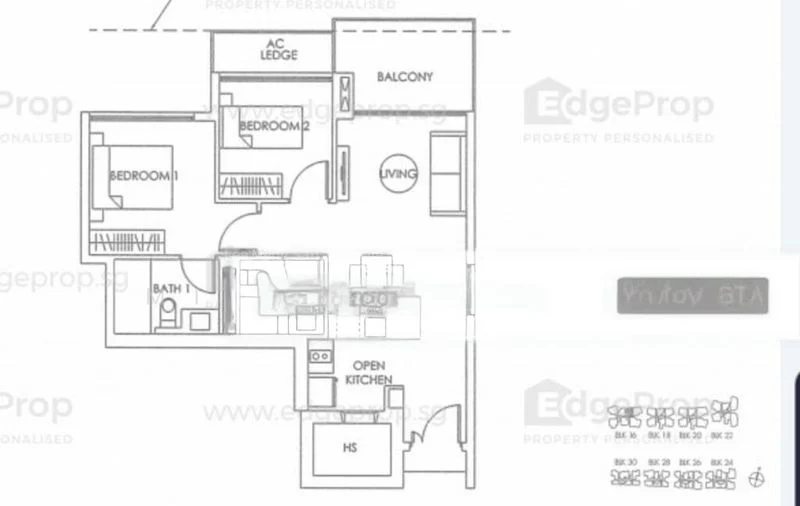 2 Bed Condo for Rent in  Bedok Residences - Image 8