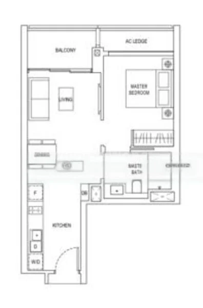 1 Bed Condo for Sale in  JadeScape - Image 5