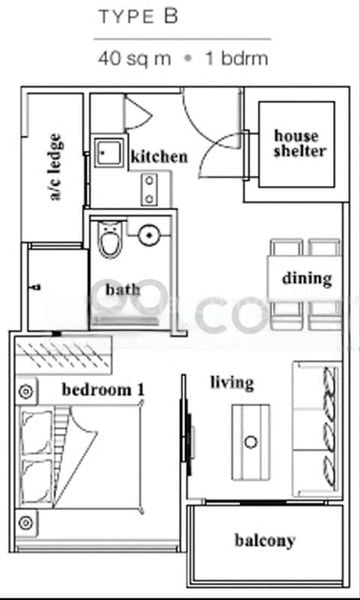 2 Bed Condo for Rent in  Isuites @ Palm - Image 8