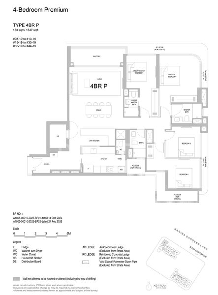 4 Bed Apartment (Condo) for Sale in One Marina Gardens - Image 8