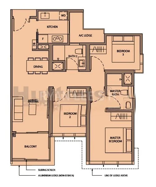 3 Bed Condo for Rent in  Dairy Farm Residences - Image 5