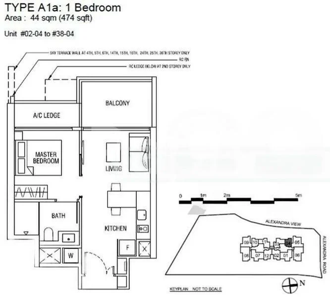 1 Bed Apartment (Condo) for Sale in  Alex Residences - Image 7