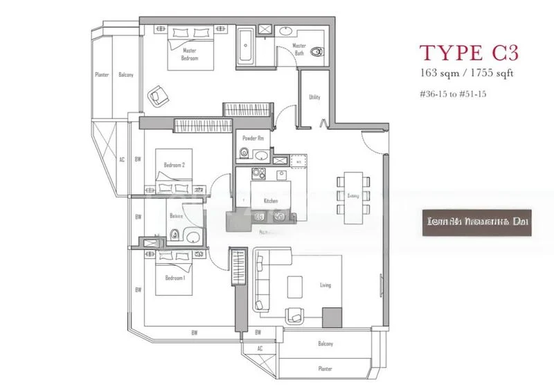 3 Bed Condo for Rent in  V On Shenton - Image 18