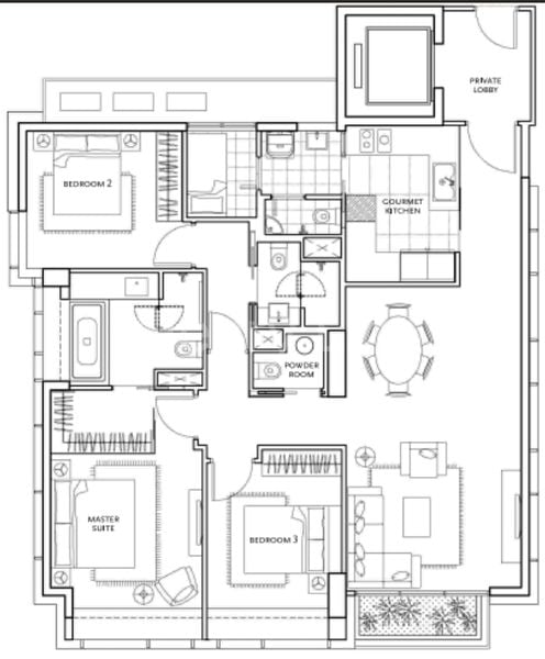 4 Bed Apartment (Condo) for Rent in Saint Regis Residences Singapore - Image 11