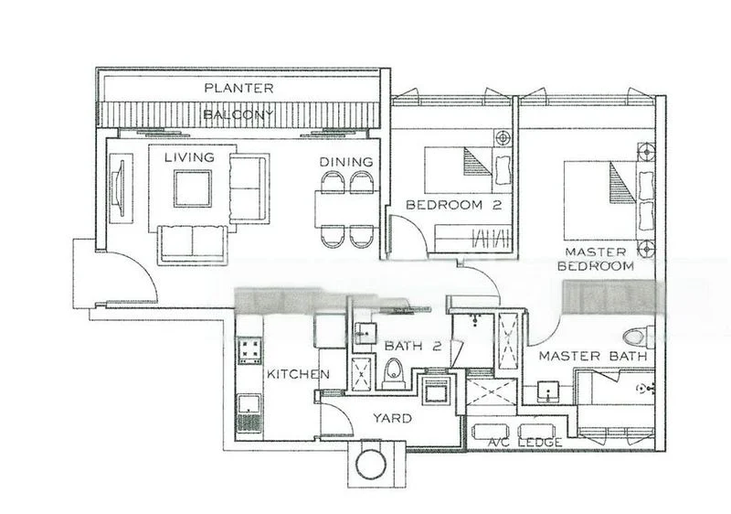 2 Bed Condo for Rent in The Inspira - Image 14