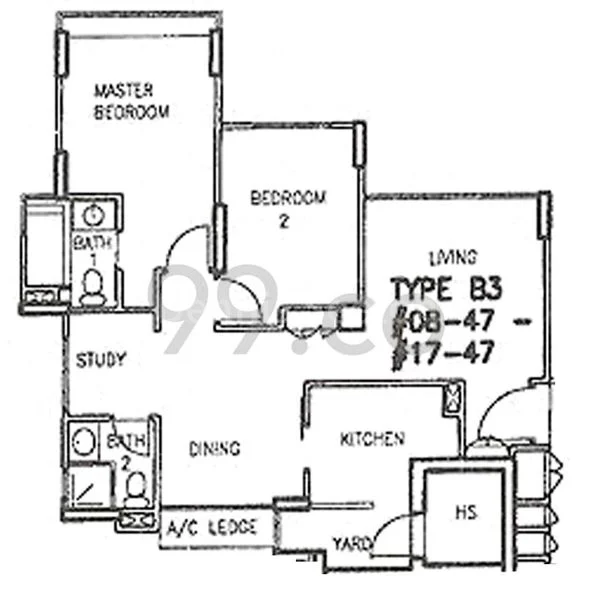 2+1 Bed Condo for Sale in  The Lakeshore - Image 22