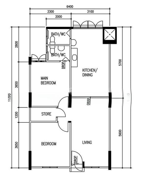 3 Room (3NG) HDB for Sale in  102 Bedok North Avenue 4 - Image 10