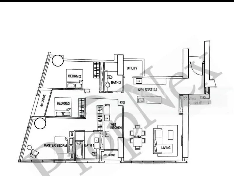 3 Bed Condo for Rent in  Reflections At Keppel Bay - Image 14