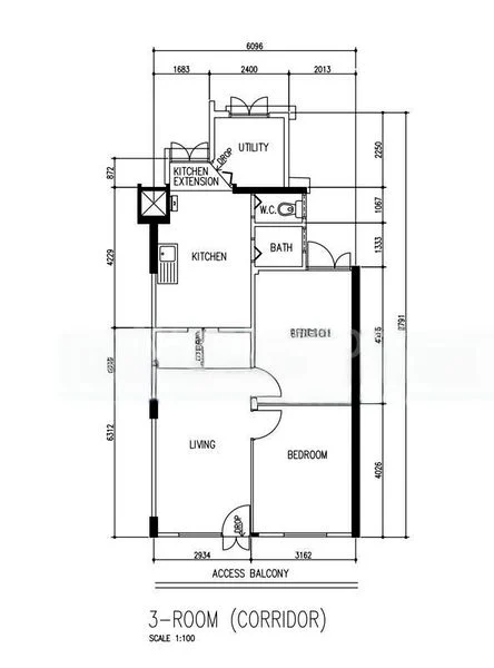 3 Room (3I) HDB for Sale in 53 Sims Place - Image 8