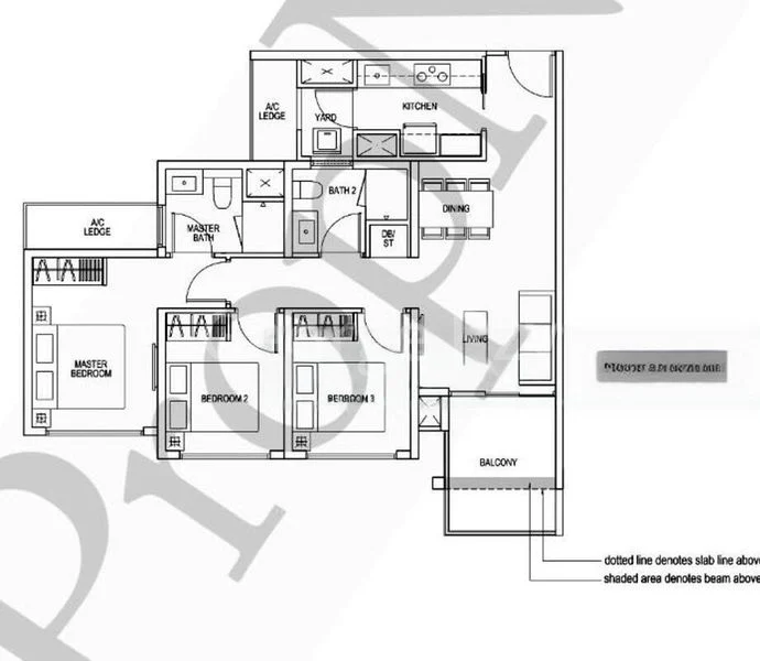 3 Bed Executive Condo for Rent in  The Brownstone - Image 14