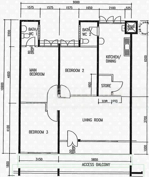4 Room (4I) HDB for Rent in  327 Ubi Avenue 1 - Image 11