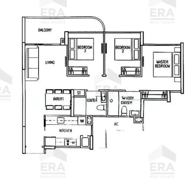 3 Bed Condo for Rent in  Riversound Residence - Image 11